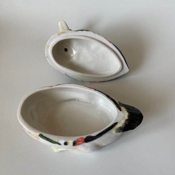 Ceramic Mallard Duck Trinket or Jewelry Box Vintage K's Collection - Picture 6 of 10